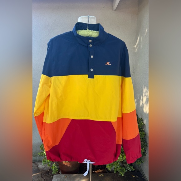 Hobie by Hurley jacket striped windbreaker j
sailing Men 32 XS Wm medium unisex - Picture 8 of 10